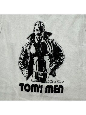 Vintage 2000s Tom of Finland Tom's Men Tank Top Size M Gay Pride LGTBQ Leather